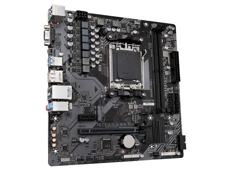 GIGABYTE B650M S2H Mainboard - AMD B650 - AMD AM5 - DDR5 RAM - Micro-ATX