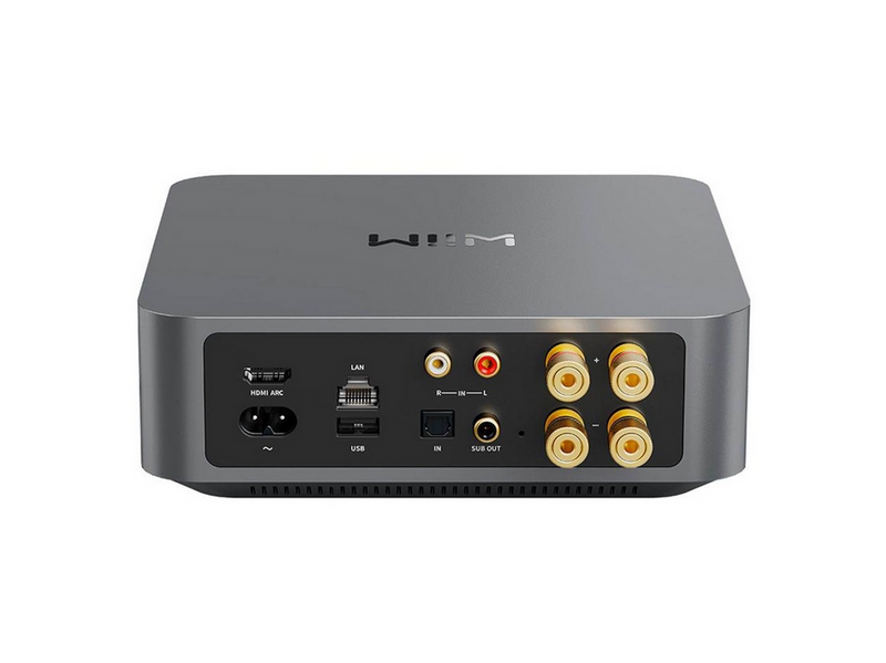 WiiM AMP - 2x60W - 8 Ohm - Dark Grey