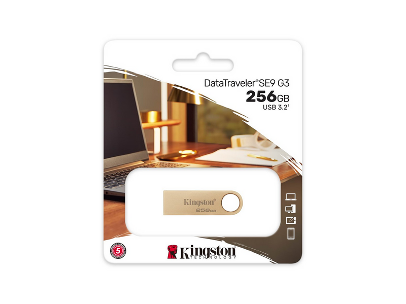 Kingston DataTraveler SE9 G3 - Gold - 256GB - USB-Stick