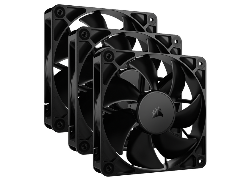 Corsair RS120 3-pack - Gehäuselüfter - 120mm - Schwarz - 36 dBA