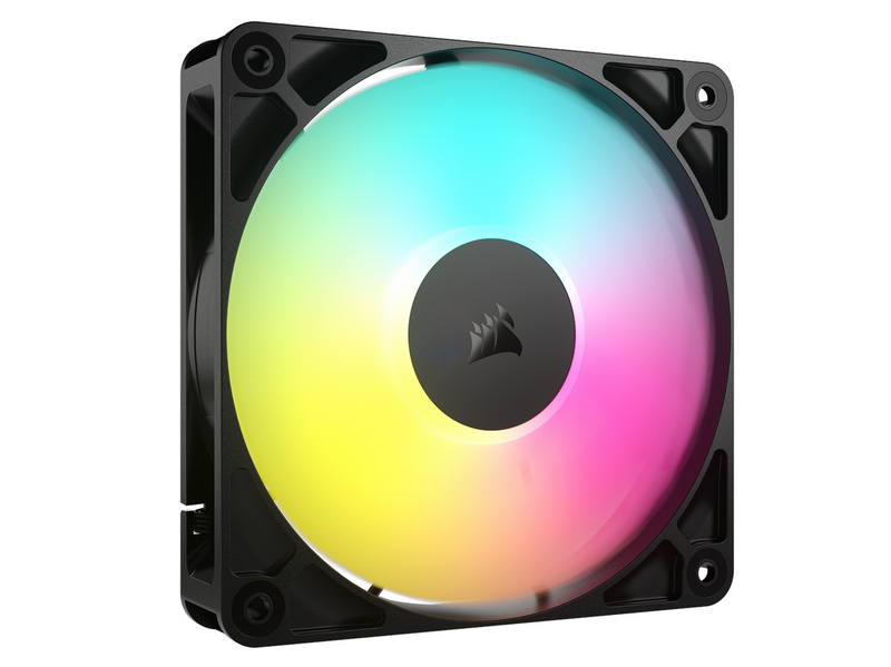 Corsair RS120 ARGB - Gehäuselüfter - 120mm - Schwarz mit RGB LED - 36 dBA