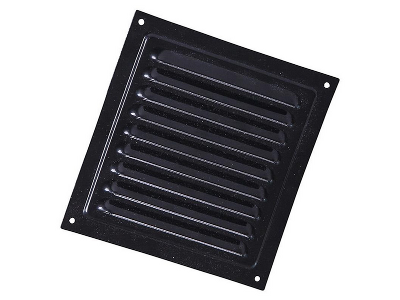 Duka Jalousie grid 200x200 mm black lacquered aluminium