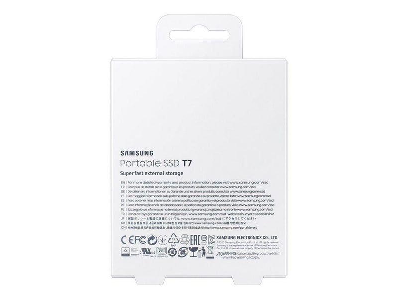 Samsung Portable SSD T7 - 4TB - Grau - Extern SSD - USB 3.2 Gen 2