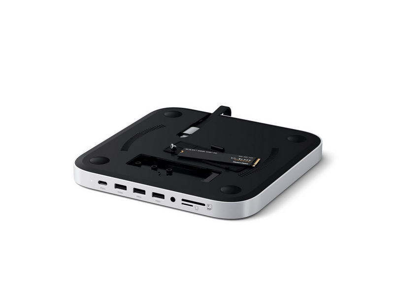 Satechi Stand & Hub For Mac Mini / Studio With NVMe SSD Enclosure