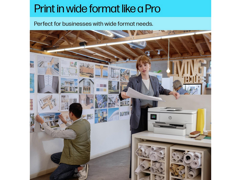 HP Officejet Pro 9720e A3 All in One Multifunktion - Farbe - Tinte