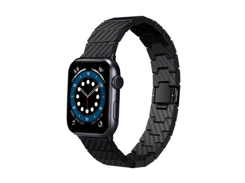 PITAKA Carbon fiber strap black - AW Ultra 2/1(49mm) 9/8/7 (45mm)/6/SE/5/4