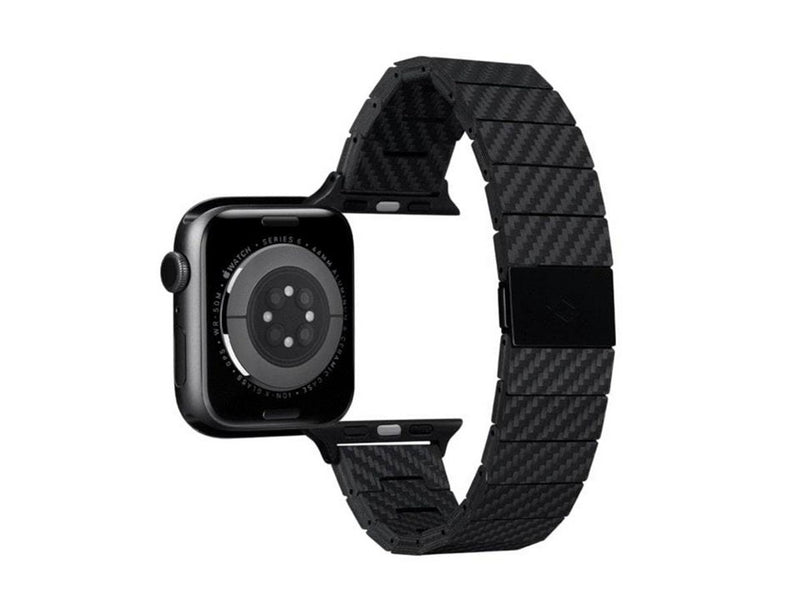 PITAKA Carbon fiber strap black - AW Ultra 2/1(49mm) 9/8/7 (45mm)/6/SE/5/4