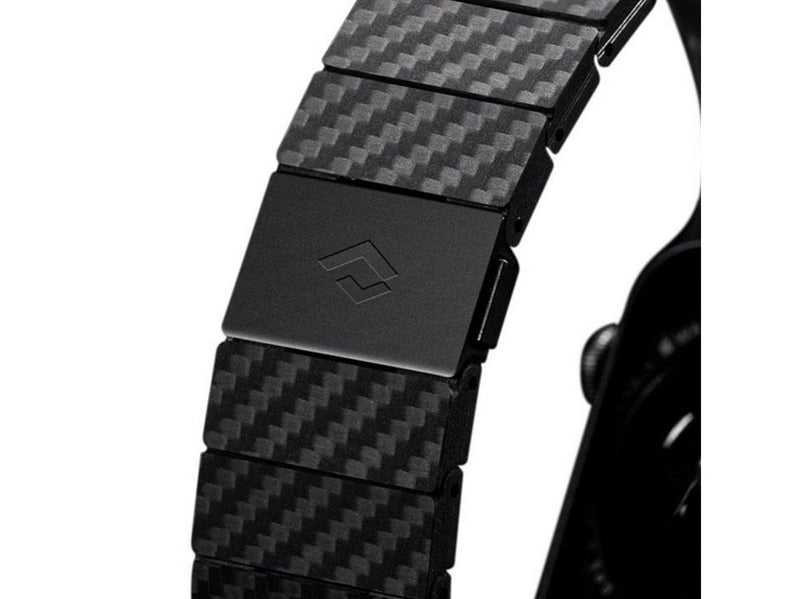 PITAKA Carbon fiber strap black - AW Ultra 2/1(49mm) 9/8/7 (45mm)/6/SE/5/4