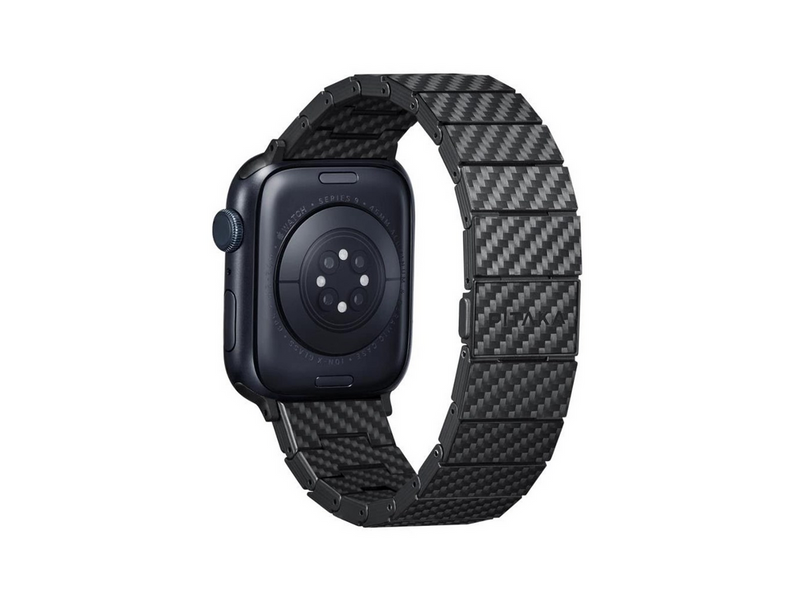 PITAKA Carbon fiber strap black - AW Ultra 2/1(49mm) 9/8/7 (45mm)/6/SE/5/4