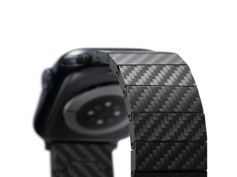 PITAKA Carbon fiber strap black - AW Ultra 2/1(49mm) 9/8/7 (45mm)/6/SE/5/4