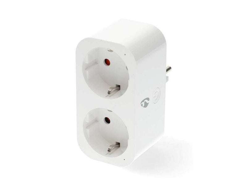 Nedis SmartLife Smart Plug WiFi Power meter 3680W Type F (CEE 7/7) White