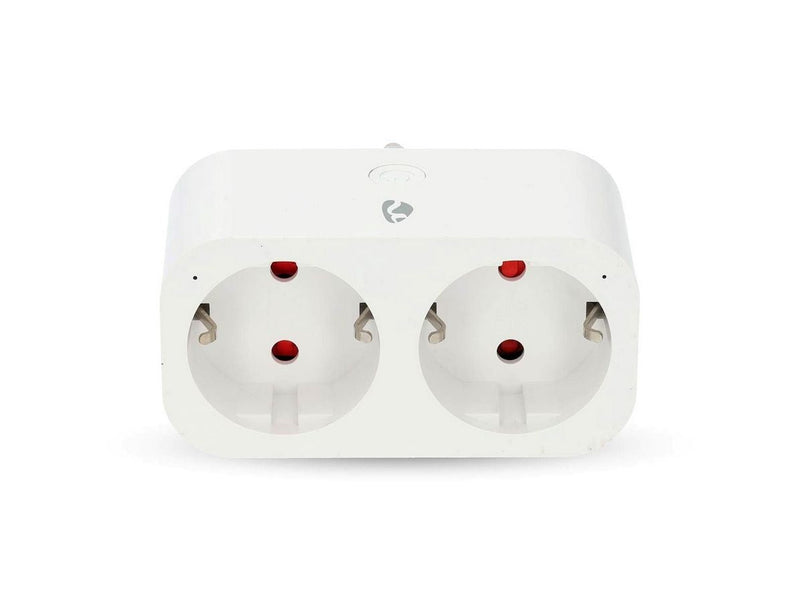 Nedis SmartLife Smart Plug WiFi Power meter 3680W Type F (CEE 7/7) White