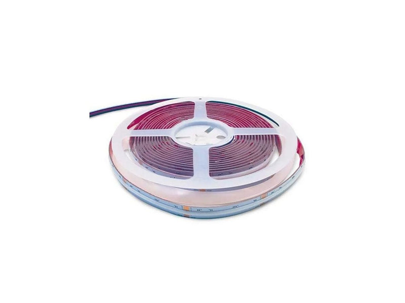 HiluX RGBW COB LED Strips - 24V - 16W - 620lm/m - RGB+2700K - CRI90+ - 5m - IP20