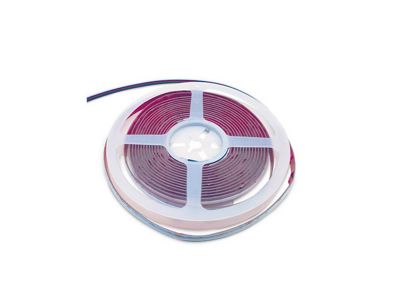 HiluX RGBW COB LED Strips - 24V - 16W - 620lm/m - RGB+2700K - CRI90+ - 5m - IP20
