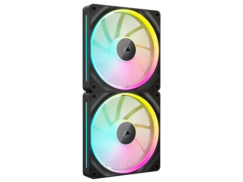 Corsair iCUE LINK LX140 2-pack - Gehäuselüfter - 140mm - Schwarz - 36 dBA