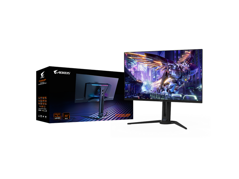 32" GIGABYTE AORUS FO32U2P - 3840x2160 (4K) - 240Hz - OLED - 65W USB-C