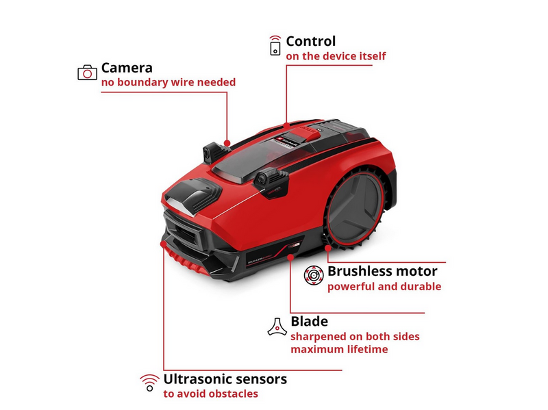 Einhell FREELEXO CAM 500 Roboter-Rasenmäher