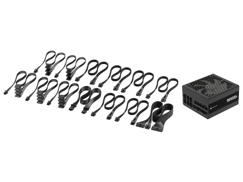 Corsair RM1000x (2024) Netzteile - 1000 Watt - 140 mm - ATX 3.1 - 80 Plus Gold