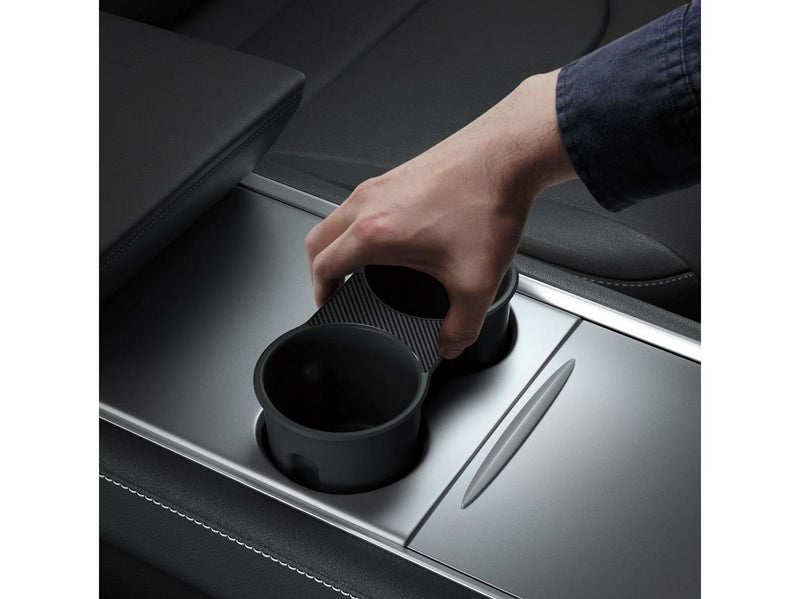 Spigen Tesla Center Console Cup Holder Insert (2021/2022) - black - Model Y/3
