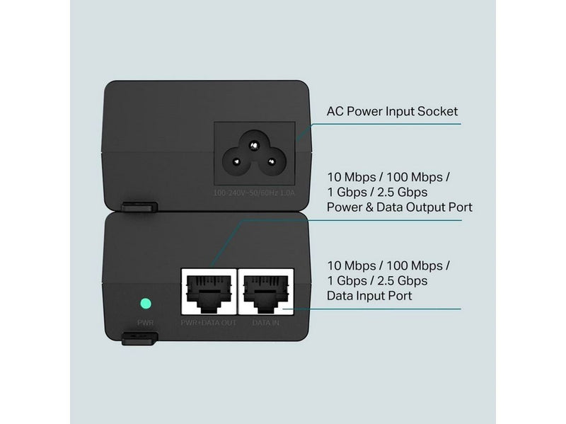 TP-Link POE260S 2.5G PoE+ Injector