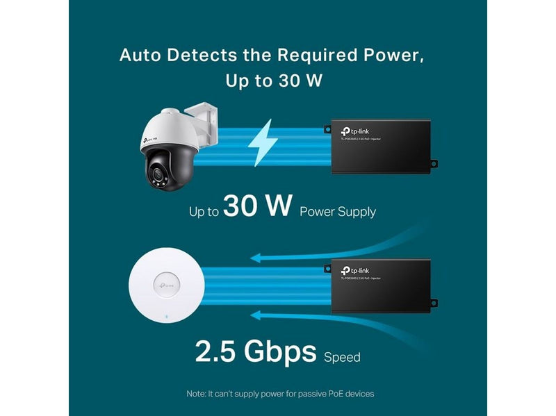 TP-Link POE260S 2.5G PoE+ Injector
