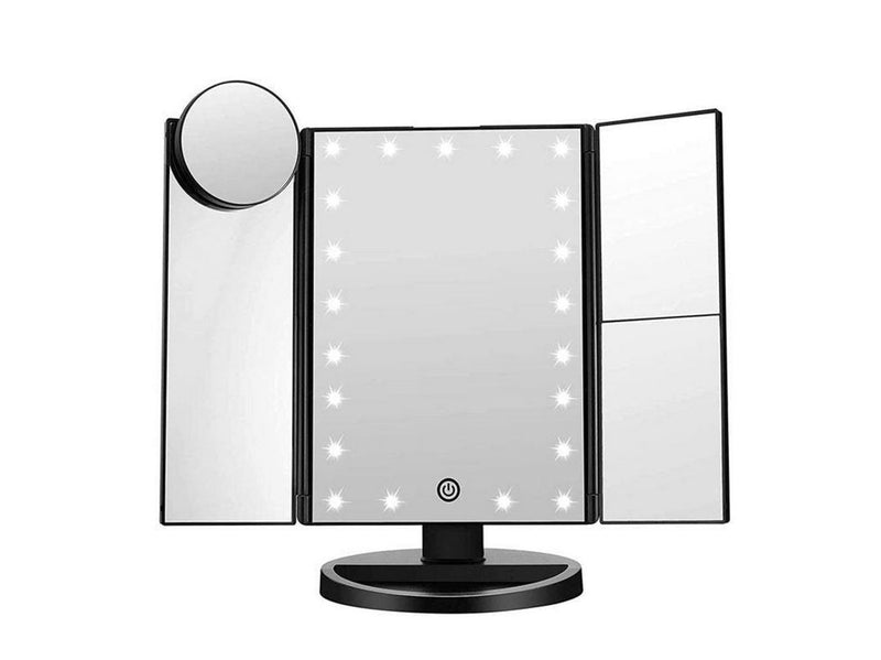 UNIQ Hollywood trifold make up spejl sort