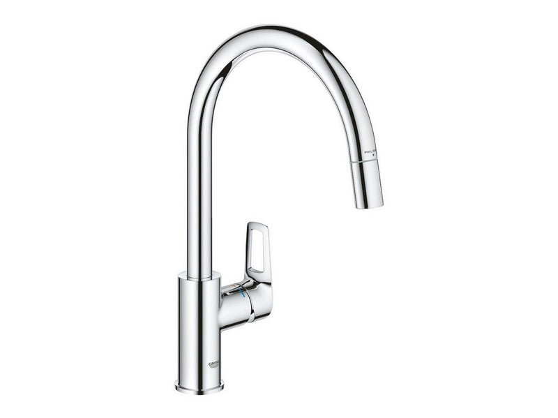 Grohe BauLoop kitchen mixer chrome
