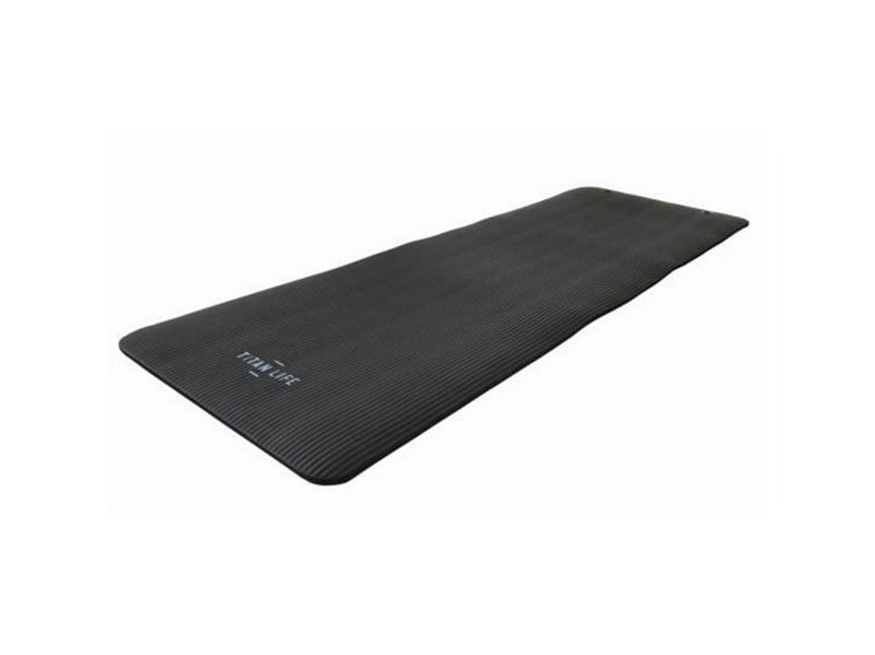 TITAN LIFE Training Mat 180 x 60 x1.5 cm Black
