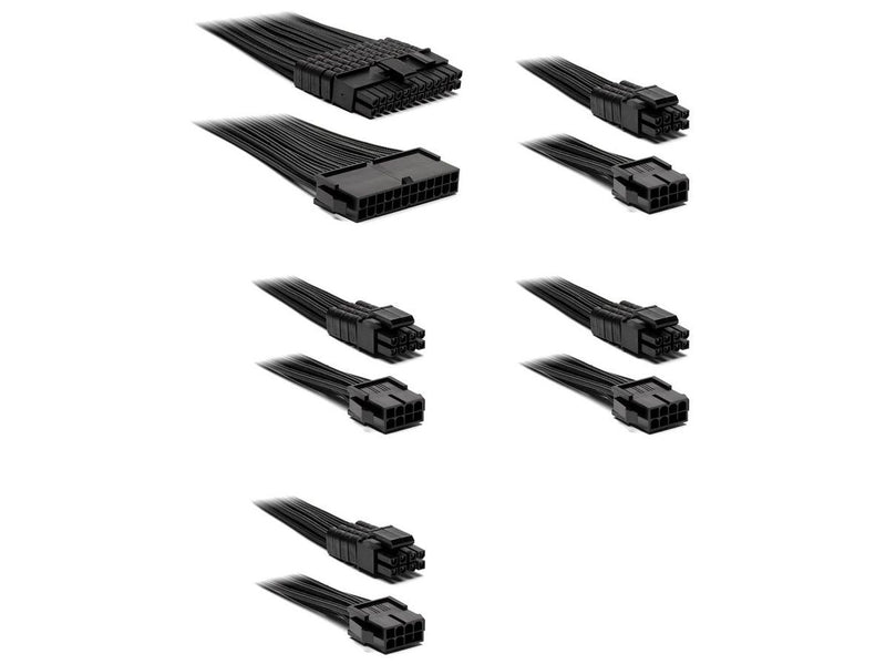 DUTZO Sleeved Power Extention Cable Kit (v2) - Weiß