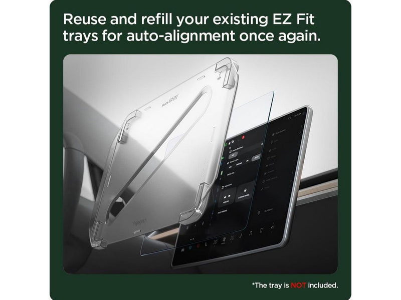 Spigen Tesla EZ Fit Refill Anti Glare Screen Protector 1 Pack - Tesla Model Y