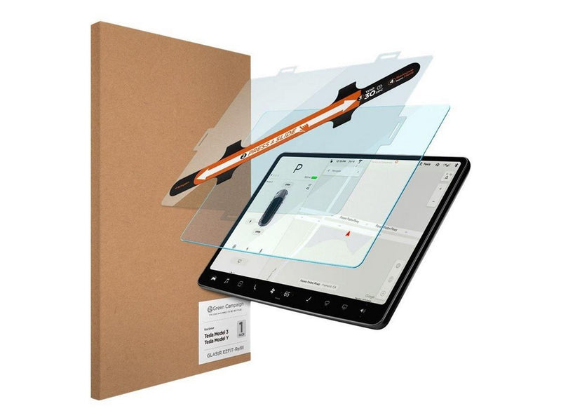 Spigen Tesla EZ Fit Refill Anti Glare Screen Protector 1 Pack - Tesla Model Y