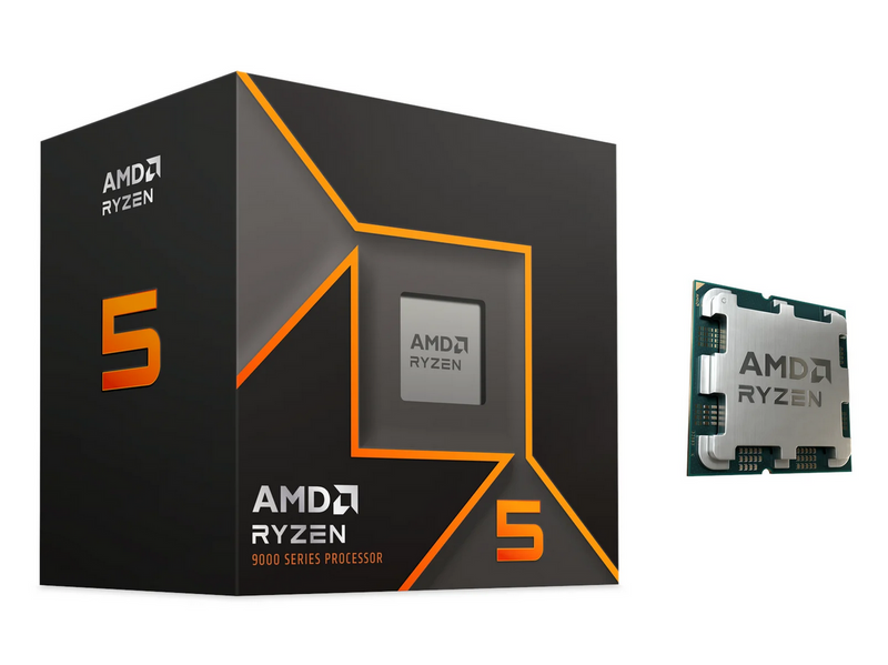 AMD Ryzen 5 9600X CPU - 6 Kerne - 3.9 GHz - AMD AM5 - AMD Boxed (ohne Kühler)
