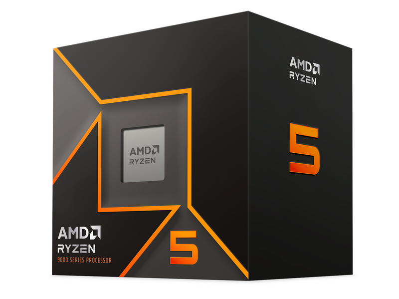 AMD Ryzen 5 9600X CPU - 6 Kerne - 3.9 GHz - AMD AM5 - AMD Boxed (ohne Kühler)