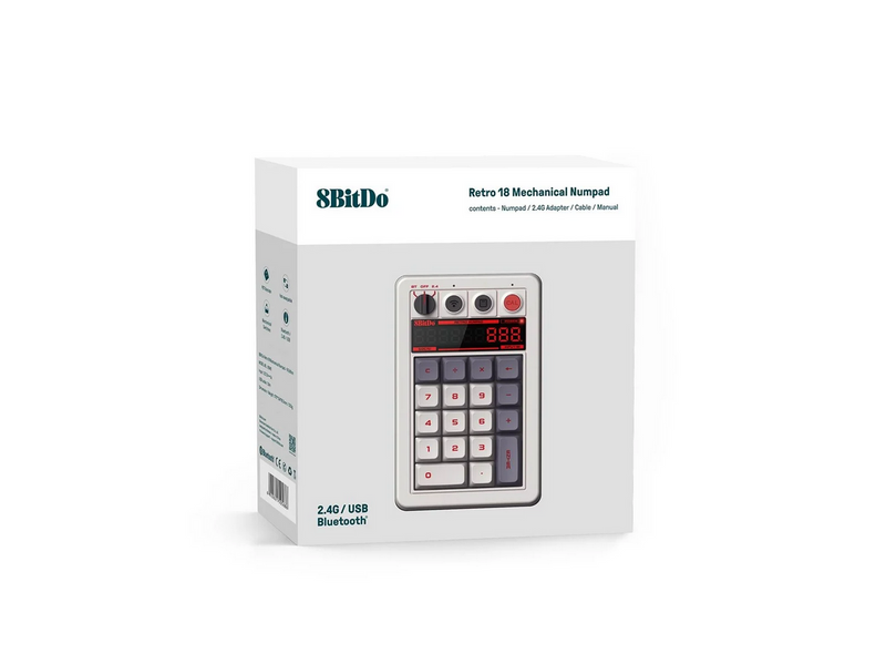 8BitDo Retro 18 Mechanical Numpad (N Edition) - Numpad