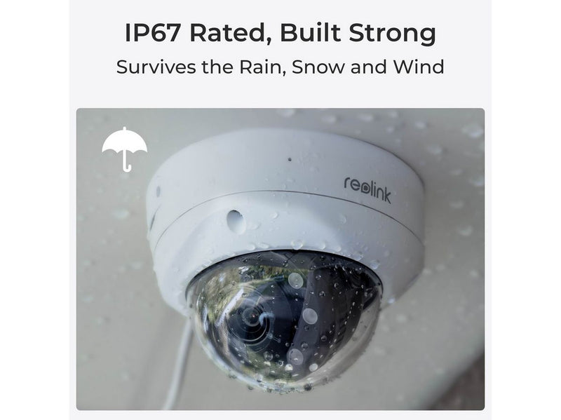 REOLINK P437 - Smart 4K PoE IK10 Camera with 5X Optical Zoom