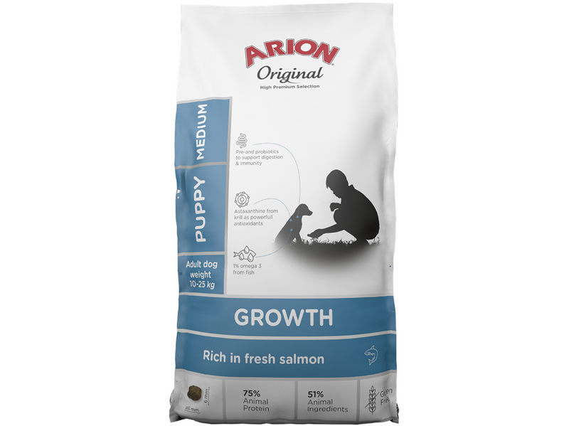 ARION original growth fish medium 12 kg