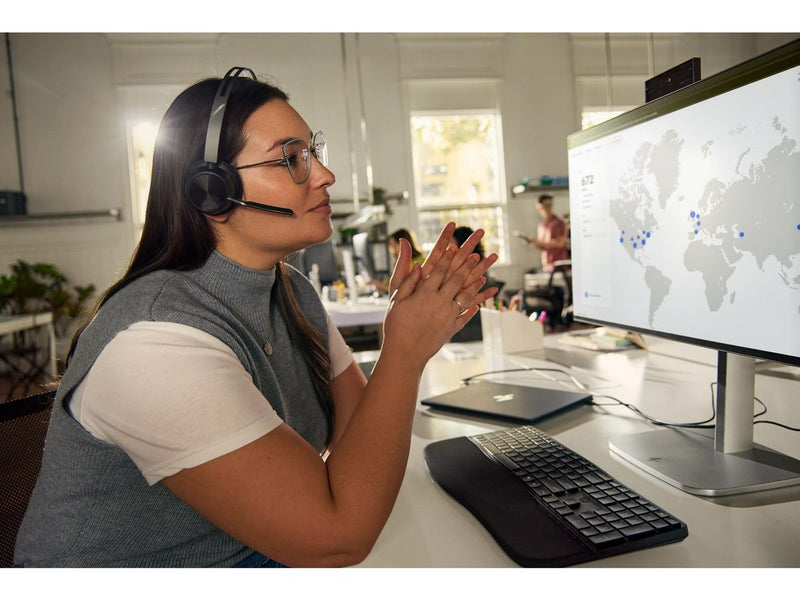 HP Poly Voyager Focus 2 Microsoft Teams Certified USB-C-C Headset +USB-C/A