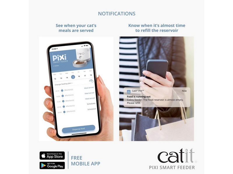 Catit PIXI Smart Dry Food Feeder WiFi