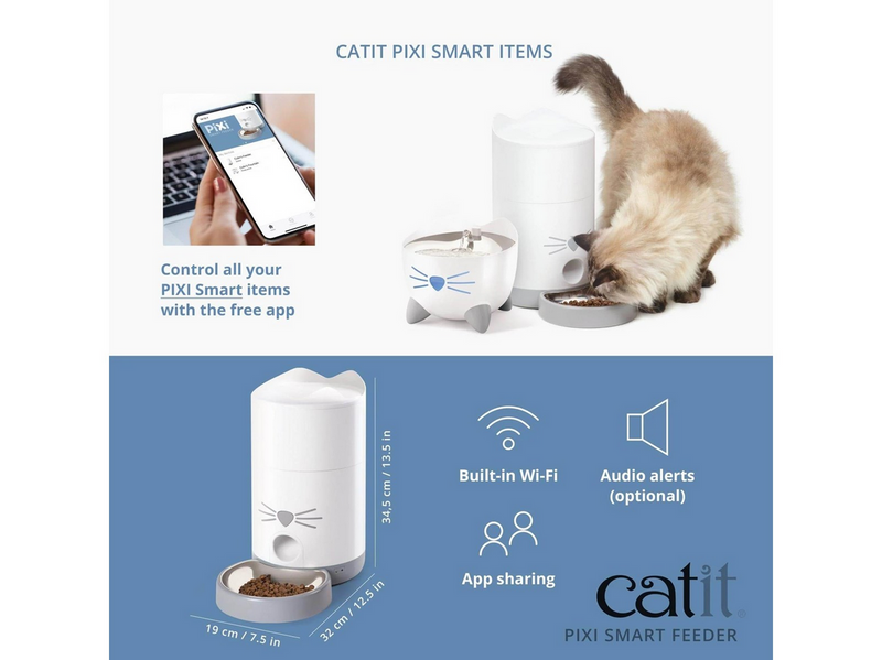 Catit PIXI Smart Dry Food Feeder WiFi