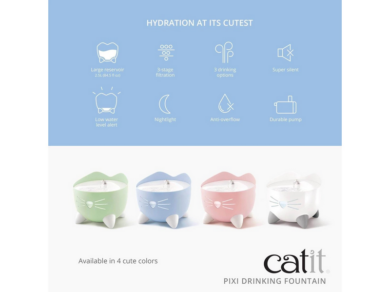 Catit Pixi Trinkbrunnen Hellgrün