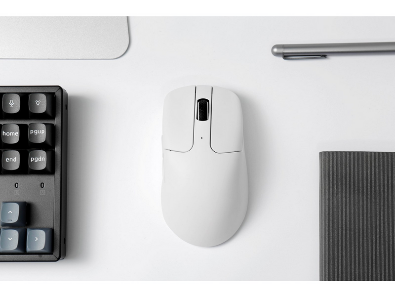 Keychron M2 Ultralight 53g Wireless 4K - Gaming Maus (Weiß)