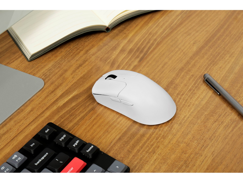 Keychron M2 Ultralight 53g Wireless 4K - Gaming Maus (Weiß)