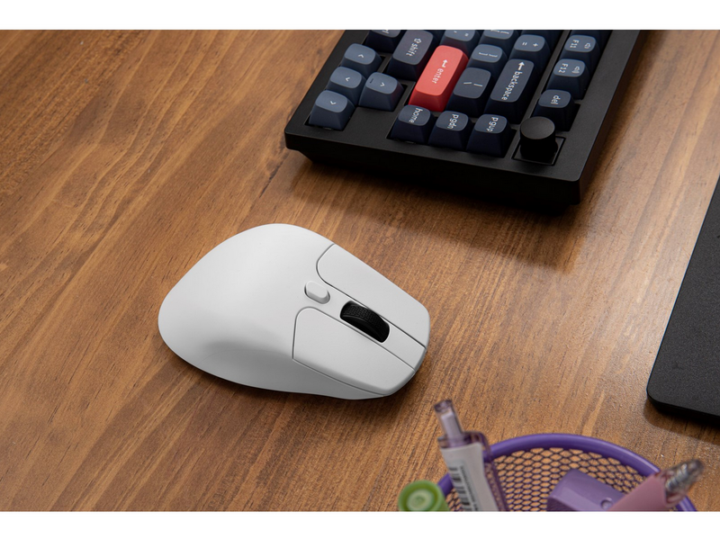 Keychron M6 Light 78g Wireless 4K - Gaming Maus (Weiß)
