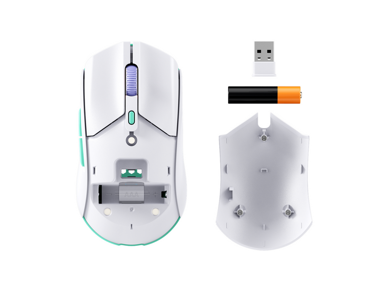 HyperX Pulsefire Haste 2 Core Wireless - Gaming Maus (Weiß)