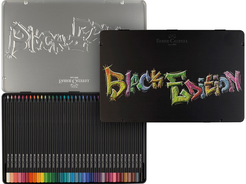 Faber-Castell Buntstifte Black Edition 36er Metalletui
