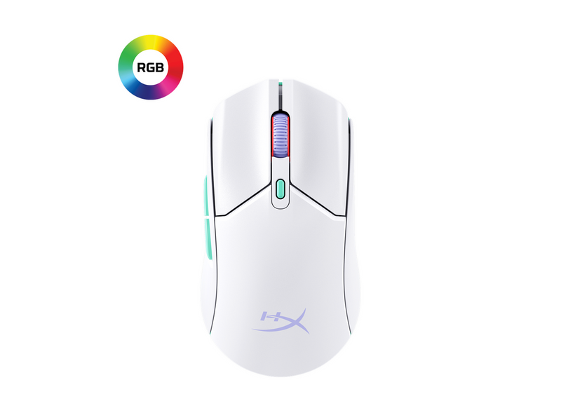 HyperX Pulsefire Haste 2 Core Wireless - Gaming Maus (Weiß)