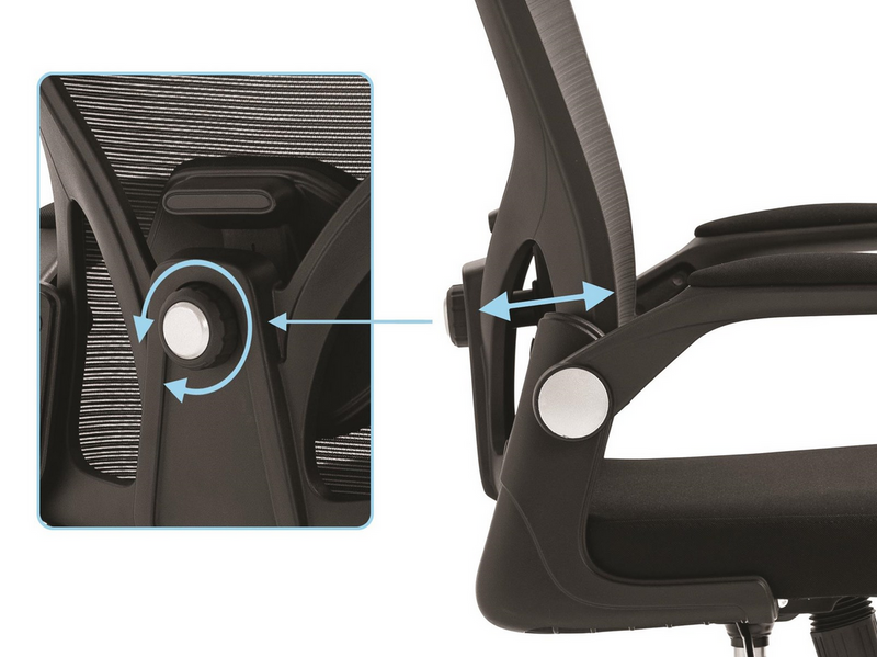 Sandberg ErgoFusion Gaming Chair Gaming Stuhl - Schwarz - Mesh fabric - Bis zu