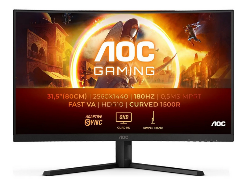 32" AOC CQ32G4VE - 2560x1440 (QHD) - 180Hz - VA