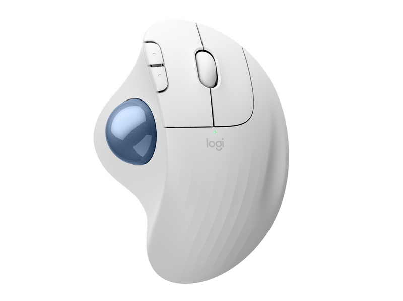 Logitech Ergo M575S - Off-White - Ergonomische Maus (Weiß)