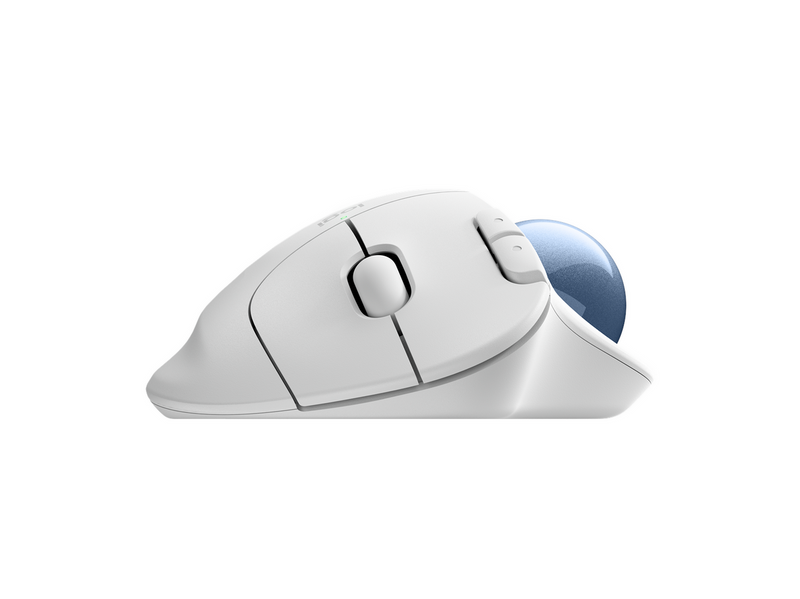 Logitech Ergo M575S - Off-White - Ergonomische Maus (Weiß)